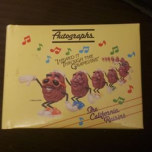 The California Raisins Autograph Book 1988